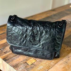 YSL Saint Laurent Niki Medium Flap Bag